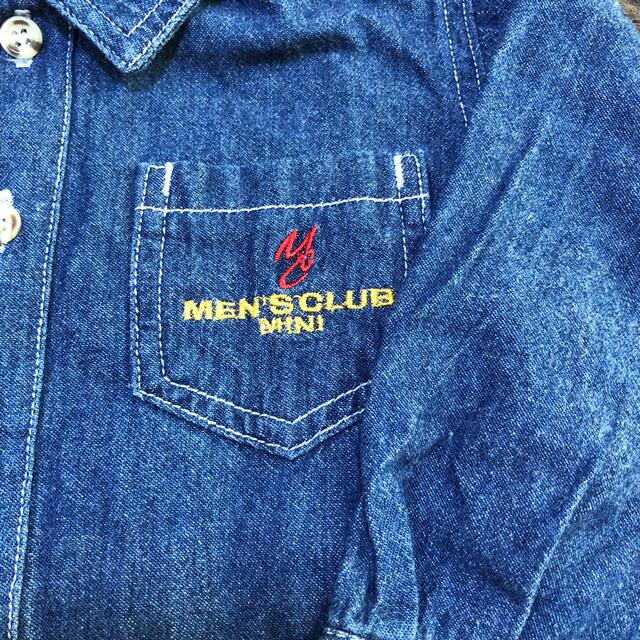 Men's Club(メンズクラブ)の【タキヒヨー】【MEN'S CLUB MINI】デニムシャツ【90】 キッズ/ベビー/マタニティのキッズ服男の子用(90cm~)(ブラウス)の商品写真