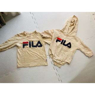 フィラ(FILA)のFILA お揃い ロンパース Tシャツ 80 100セット(Tシャツ/カットソー)