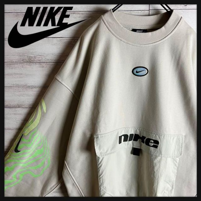 希少モデル】NIKE ナイキ ポケット付き スウェット 希少カラー 美品 ...