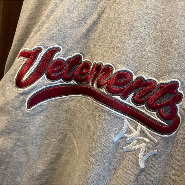 VETEMENTS ヴェトモン ベースボールロゴTシャツ Grey Mサイズ