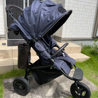 エアバギー(AIRBUGGY)のAir buggy denim ココブレーキモデル(ベビーカー/バギー)