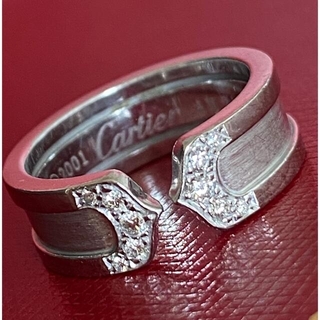 カルティエ(Cartier)の限界　最終お値下げ❣️ カルティエ　2C C2 10Pダイヤモンド　リング　50(リング(指輪))
