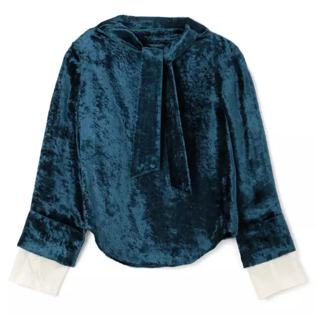 TOGA PULLA Shaggy velvet shirtトップス