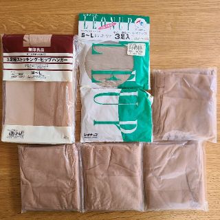 ムジルシリョウヒン(MUJI (無印良品))のストッキング　まとめ売り　M~L　7足(タイツ/ストッキング)