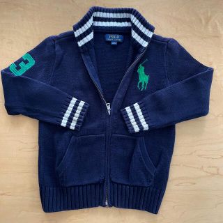 ポロラルフローレン(POLO RALPH LAUREN)のPOLIO RALPH LAUREN ジップアップカーディガン　130cm(カーディガン)