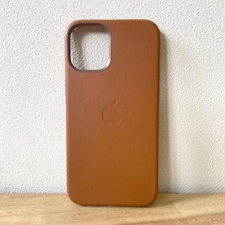 アップル(Apple)の【ごまぴ様専用】　MagSafe対応iPhone 12 miniレザーケース (iPhoneケース)