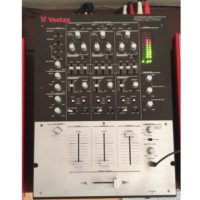 VESTAX PMC-37Pro 楽器のDJ機器(DJミキサー)の商品写真