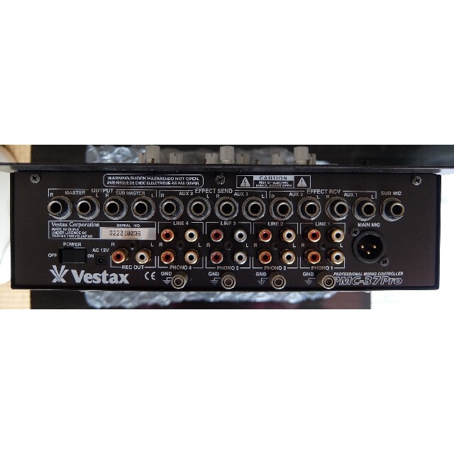 VESTAX PMC-37Pro 楽器のDJ機器(DJミキサー)の商品写真