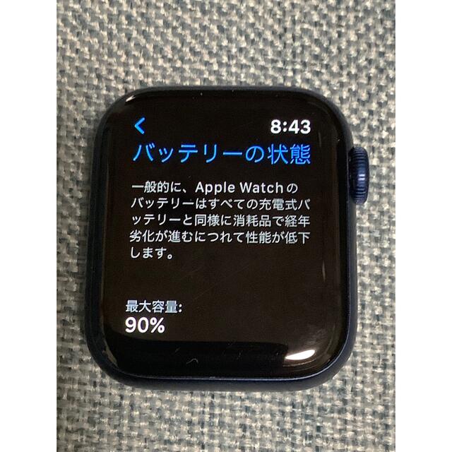Apple Watch6 40mm GPS アルミ　ブルー スマホ/家電/カメラのスマートフォン/携帯電話(その他)の商品写真