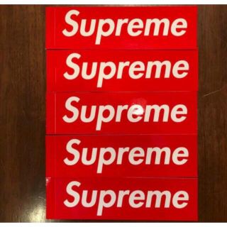 シュプリーム(Supreme)のSupreme box logo sticker ステッカー5枚(その他)