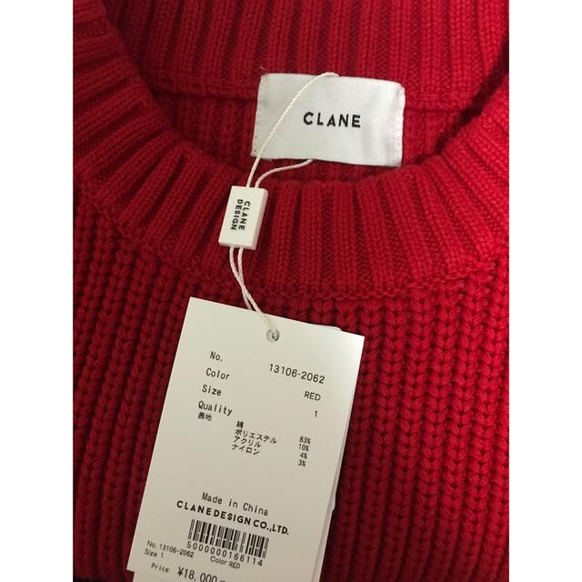 CLANE  OVER HALF SLEEVE KNIT TOPSレディース