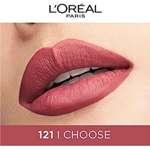 L'Oreal Paris(ロレアルパリ)の★新品未使用★ ロレアル パリ リップ ルージュシグネチャー 121 ローズ系 コスメ/美容のベースメイク/化粧品(リップグロス)の商品写真