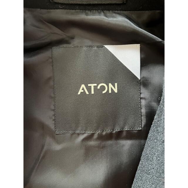 ATON(エイトン)のATON AIR DOUBL MELTON 02 auralee comoli メンズのジャケット/アウター(ステンカラーコート)の商品写真