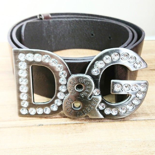 【ビッグ バックル！】ドルチェ&ガッバーナ  D&G  レザーベルト