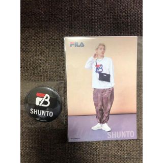 ザファースト(THE FIRST)のBE:FIRST  FILA  シュント　ポストカード　缶バッチ(アイドルグッズ)