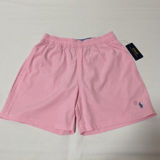 メンズポロラルフローレン　ワンポイント　スイムパンツ 水着 pink L