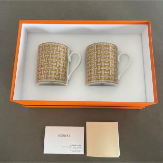 エルメス(Hermes)のエルメス　マグカップ　モザイク　新品未使用(グラス/カップ)