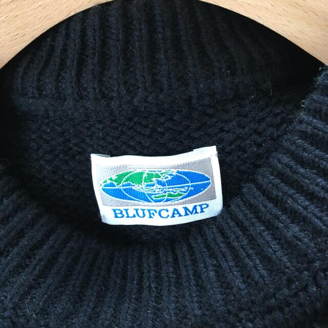 BLUFCAMP RAW ABOUT KNIT -BLACK- www.krzysztofbialy.com