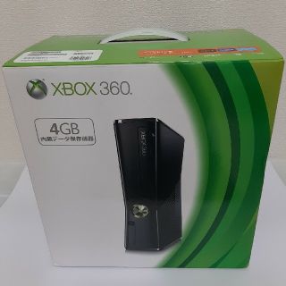 エックスボックス360(Xbox360)のXbox360S　本体 4GB  HDD320GB付属 リキッドブラック(家庭用ゲーム機本体)