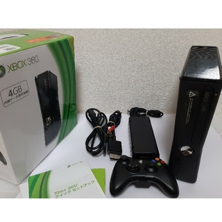 Xbox360S　本体 4GB HDD320GB付属 リキッドブラック