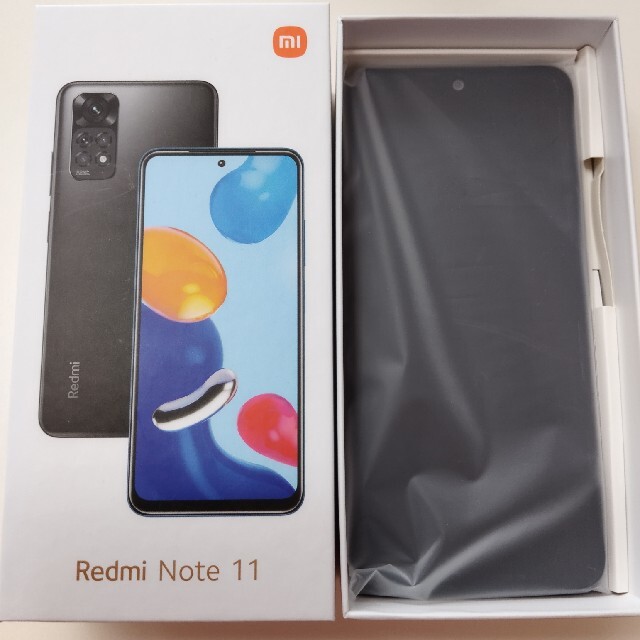 Xiaomi Redmi Note 11グラファイトグレーSIMフリー　ほぼ新品