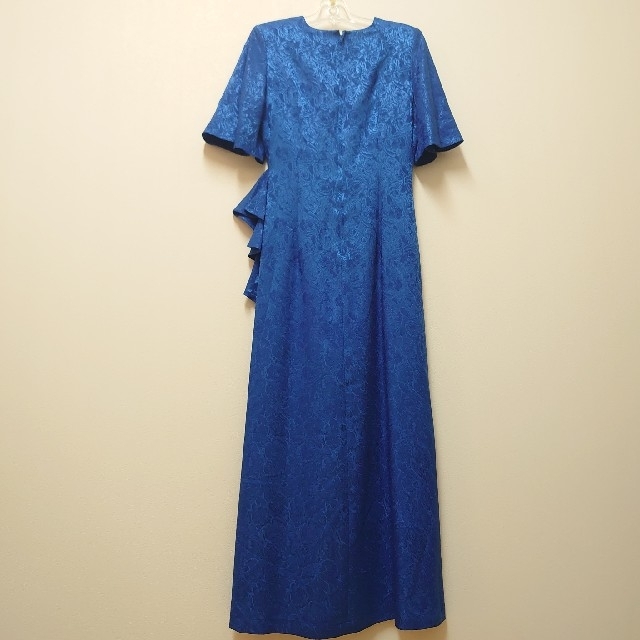 ロングドレス・ドレープ・ロイヤルブルー レディースのフォーマル/ドレス(ロングドレス)の商品写真