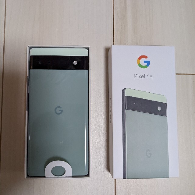 100%本物 Google Pixel 6a Sage 128 GB SIMフリー(美品