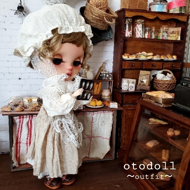 otodoll ブライス アウトフィット パリのパン屋さん