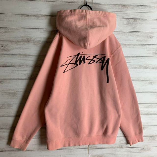 【即完売モデル】 STUSSY ステューシー パーカー デカロゴ 希少カラー 2