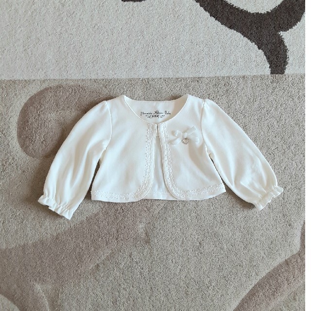 HIROMICHI NAKANO(ヒロミチナカノ)のHiromichi Nakano Baby ボレロ カーディガン 90cm キッズ/ベビー/マタニティのキッズ服女の子用(90cm~)(カーディガン)の商品写真