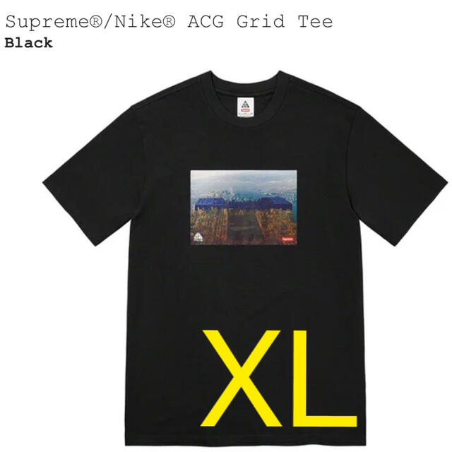 シュプリーム  ナイキ　acg  TシャツBlackSIZE