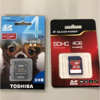 東芝 - SDカード4GB 2個セット