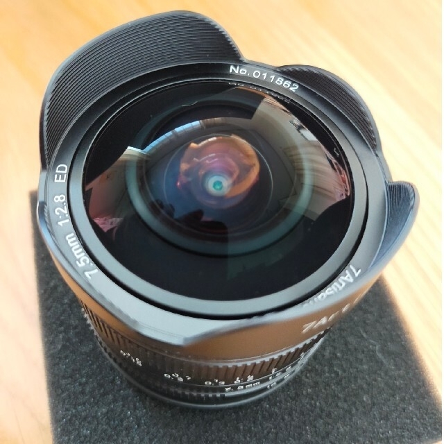 新しく着き ソニーE用レンズ 七工匠 7Artisans 7.5mm F2.8 魚眼レンズ