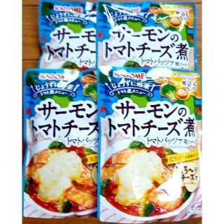 カゴメ(KAGOME)のカゴメ　サーモンのトマトチーズ煮トマトパッツァ用ソース　4袋(レトルト食品)