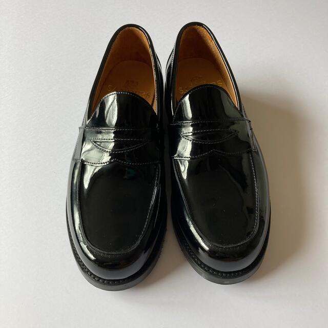 SANDERS(サンダース)の★サンダース★ローファー★BUTT SEAM LOAFER★黒★5 1/2 レディースの靴/シューズ(ローファー/革靴)の商品写真