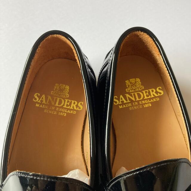 SANDERS(サンダース)の★サンダース★ローファー★BUTT SEAM LOAFER★黒★5 1/2 レディースの靴/シューズ(ローファー/革靴)の商品写真