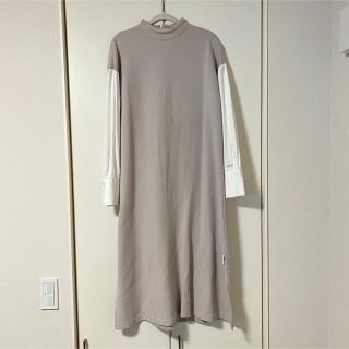 デンハム(DENHAM)のDENHAM  KNIT COMBI DRESS 正規品(ロングワンピース/マキシワンピース)