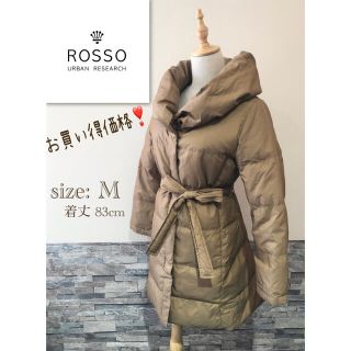 アーバンリサーチロッソ(URBAN RESEARCH ROSSO)の＊訳あり特価　アーバンリサーチ　ROSSO ロッソ　M ダウン　フェザー　コート(ダウンコート)