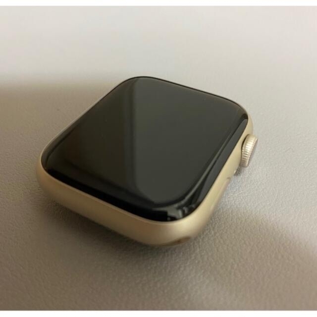 Apple Watch(アップルウォッチ)のApple Watch7スターライト45mm［美品］ スマホ/家電/カメラのスマホ/家電/カメラ その他(その他)の商品写真