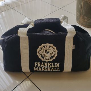 フランクリンアンドマーシャル(FRANKLIN&MARSHALL)のFRANKLIN&MARSHALL　ボストンバッグ　旅行　部活　黒(ボストンバッグ)