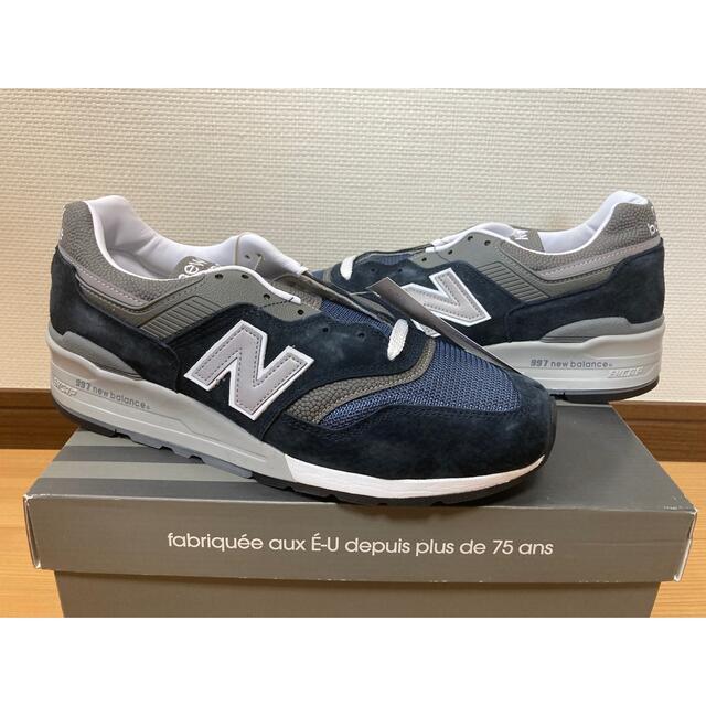 新品 国内未発売 NEW BALANCE M997NV アメリカ製 ネイビー