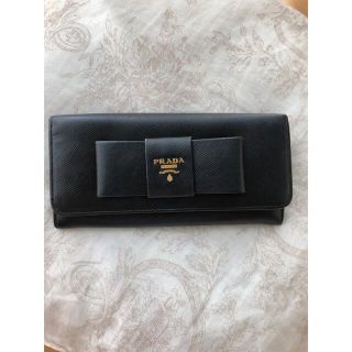 プラダ(PRADA)のプラダ ◉リボン長財布(財布)