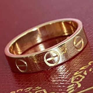 カルティエ(Cartier)の限界❣️最終❣️ カルティエ　ミニラブリング　PG750   45(リング(指輪))