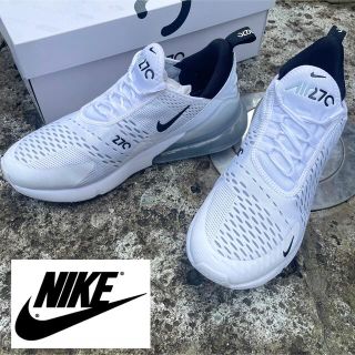 ナイキ(NIKE)のナイキ【NIKE】airmax エアマックス270 ホワイト ブラック(スニーカー)