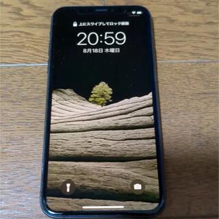 アイフォーン(iPhone)のiPhone XS 64GB スペースグレー 黒 わけあり(スマートフォン本体)