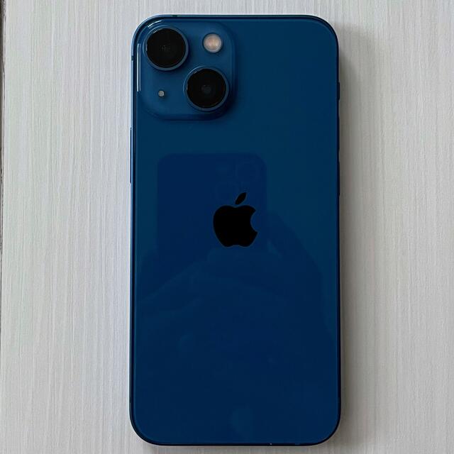 超美品　iPhone13mini　ブルー　128GB simフリー