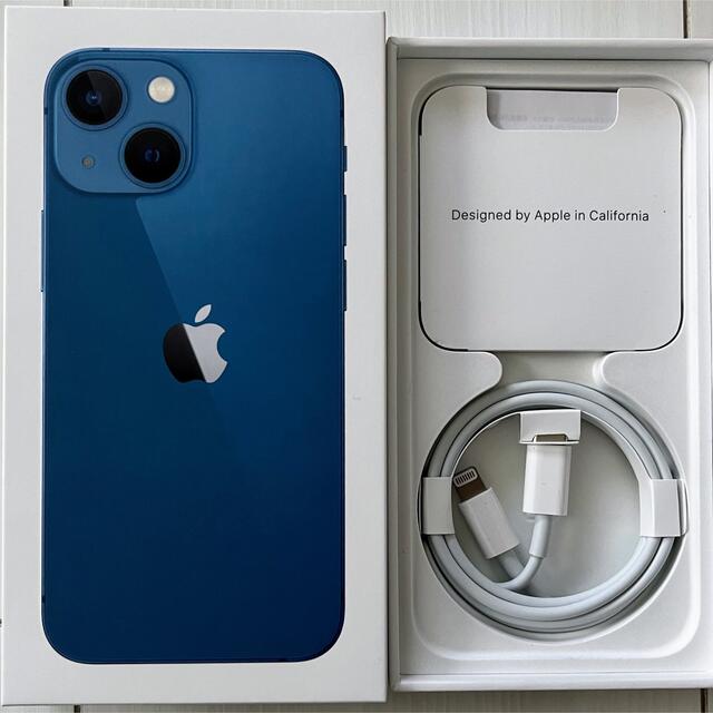 超美品 iPhone13mini ブルー 128GB simフリー 人気ブランドの 52.0%OFF