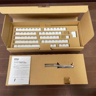 HHKB 雪 日本語配列+無刻印キーキャップ+公式パームレスト セット HHKB 雪 日本語配列+無刻印キーキャップ+公式パームレスト セット
