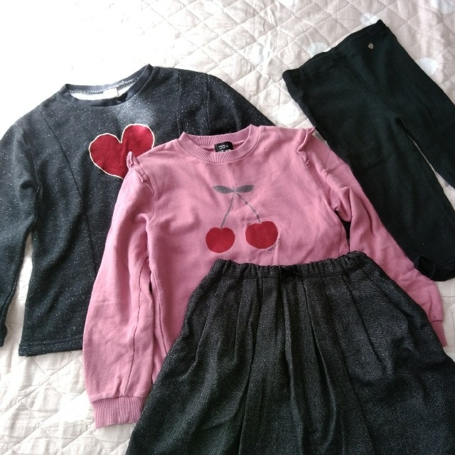 みーちゃんさま専用＊＊＊＊プティマイン　130　スウェットセット キッズ/ベビー/マタニティのキッズ服女の子用(90cm~)(Tシャツ/カットソー)の商品写真