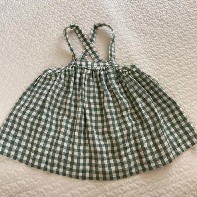 SOOR PLOOM(ソーアプルーム)の新品　SOOR PLOOM Eloise Pinafore - Gingham キッズ/ベビー/マタニティのキッズ服女の子用(90cm~)(スカート)の商品写真